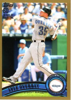 2011 Topps - Gold #172 Lyle Overbay Front