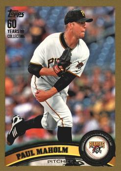 2011 Topps - Gold #180 Paul Maholm Front