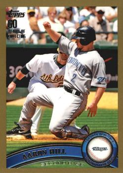 2011 Topps - Gold #197 Aaron Hill Front