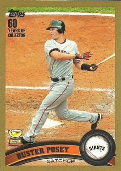 2011 Topps - Gold #198 Buster Posey Front