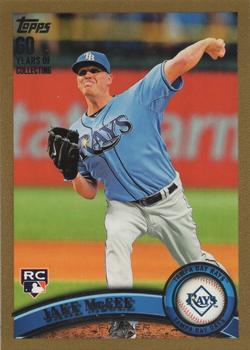 2011 Topps - Gold #268 Jake McGee Front