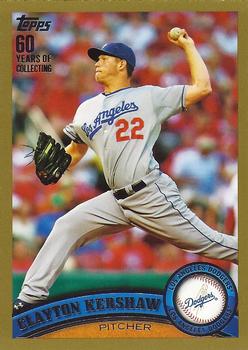 2011 Topps - Gold #275 Clayton Kershaw Front