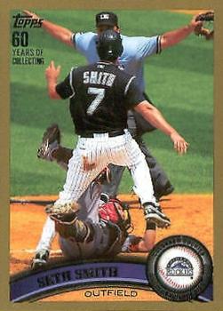 2011 Topps - Gold #301 Seth Smith Front