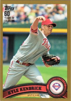 2011 Topps - Gold #341 Kyle Kendrick Front