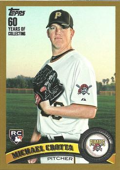 2011 Topps - Gold #401 Michael Crotta Front