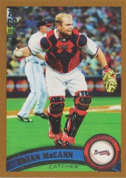 2011 Topps - Gold #415 Brian McCann Front