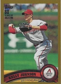 2011 Topps - Gold #419 Kelly Johnson Front