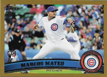 2011 Topps - Gold #431 Marcos Mateo Front