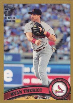 2011 Topps - Gold #438 Ryan Theriot Front