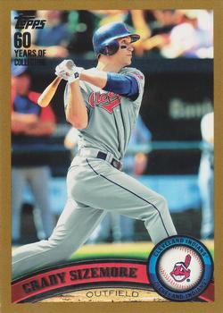 2011 Topps - Gold #440 Grady Sizemore Front