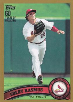 2011 Topps - Gold #448 Colby Rasmus Front