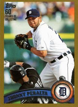 2011 Topps - Gold #504 Jhonny Peralta Front