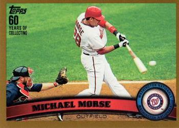 2011 Topps - Gold #518 Mike Morse Front
