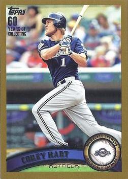 2011 Topps - Gold #519 Corey Hart Front
