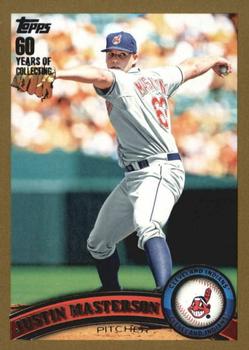 2011 Topps - Gold #544 Justin Masterson Front