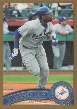 2011 Topps - Gold #551 Marcus Thames Front