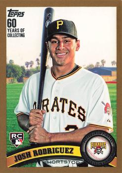 2011 Topps - Gold #563 Josh Rodriguez Front