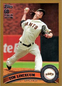 2011 Topps - Gold #590 Tim Lincecum Front