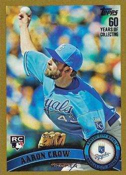 2011 Topps - Gold #633 Aaron Crow Front