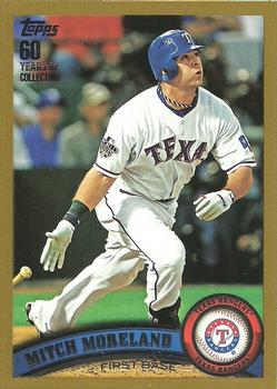 2011 Topps - Gold #634 Mitch Moreland Front