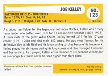 1980-87 SSPC HOF #123 Joe Kelley Back