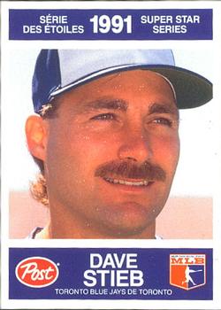 1991 Post Canada Super Star Series #16 Dave Stieb Front