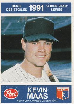 1991 Post Canada Super Star Series #20 Kevin Maas Front