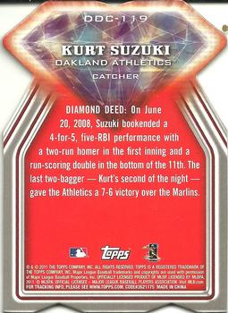 2011 Topps - Diamond Die Cut #DDC-119 Kurt Suzuki Back