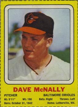 1969 Transogram Statues Cards #NNO Dave McNally Front
