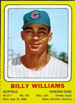 1969 Transogram Statues Cards #NNO Billy Williams Front