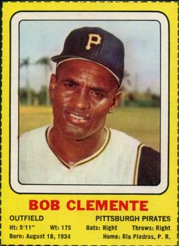 1969 Transogram Statues Cards #NNO Bob Clemente Front