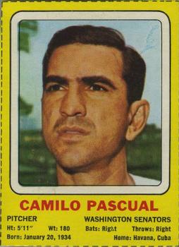 1969 Transogram Statues Cards #NNO Camilo Pascual Front