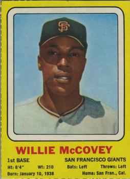 1969 Transogram Statues Cards #NNO Willie McCovey Front