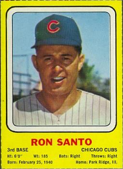 1969 Transogram Statues Cards #NNO Ron Santo Front