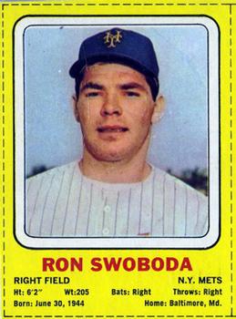 1969 Transogram Statues Cards #NNO Ron Swoboda Front