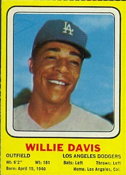 1969 Transogram Statues Cards #NNO Willie Davis Front
