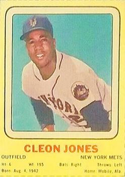 1970 Transogram Statues Cards #NNO Cleon Jones Front