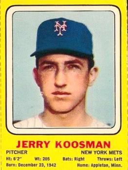 1970 Transogram Statues Cards #NNO Jerry Koosman Front