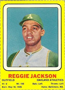 1970 Transogram Statues Cards #NNO Reggie Jackson Front