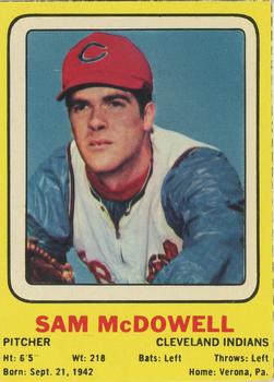 1970 Transogram Statues Cards #NNO Sam McDowell Front