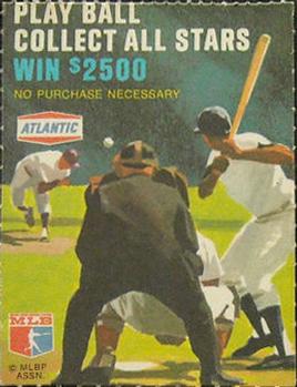 1968 Atlantic Oil Play Ball Contest Cards #NNO Bob Gibson Back