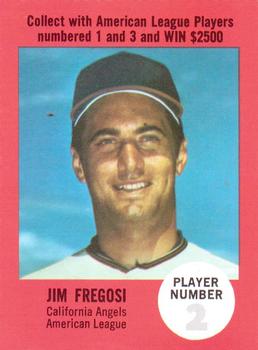 1968 Atlantic Oil Play Ball Contest Cards #NNO Jim Fregosi Front