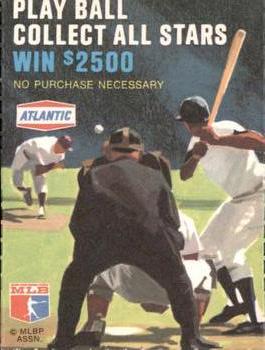 1968 Atlantic Oil Play Ball Contest Cards #NNO Joe Pepitone Back