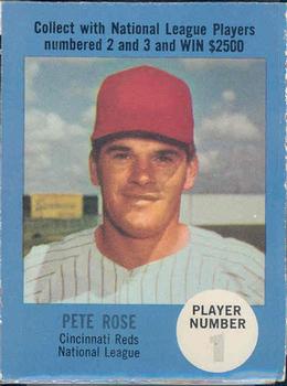 1968 Atlantic Oil Play Ball Contest Cards #NNO Pete Rose Front