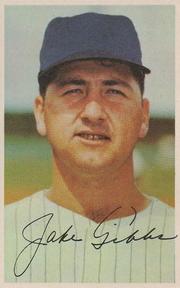 1969 MLB PhotoStamps #NNO Jake Gibbs Front