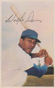 1969 MLB PhotoStamps #NNO Willie Davis Front