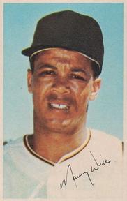 1969 MLB PhotoStamps #NNO Maury Wills Front