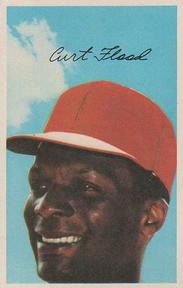 1969 MLB PhotoStamps #NNO Curt Flood Front