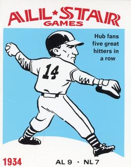 1974 Laughlin All-Star Games #34 Carl Hubbell Front