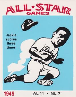 1974 Laughlin All-Star Games #49 Jackie Robinson - 1949 Front